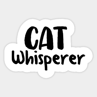 Cat Whisperer Sticker